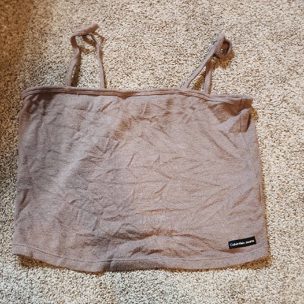 Calvin Klein Jeans Women's Brown Camisole